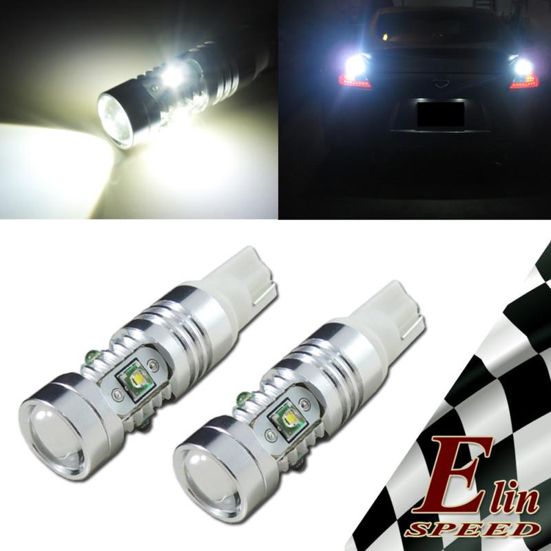 2pcs extreme bright t10 5-cree led projector bulbs backup lights 921 920 t15