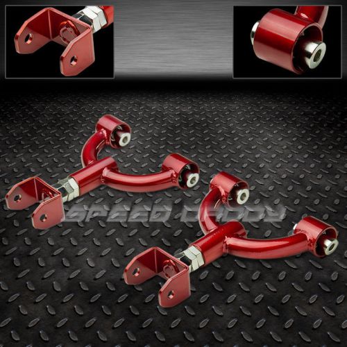 Adjustable rear upper camber control arm kit 90-05 mazda miata mx-5 mx5 nc red