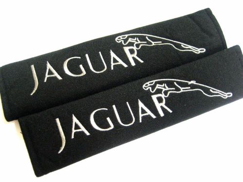 2 x jaguar seat belt cover shoulder pads covers cushion for s x e type xj8 xkr