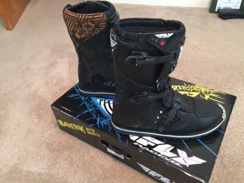 Fly maverick dirt bike boots size 12