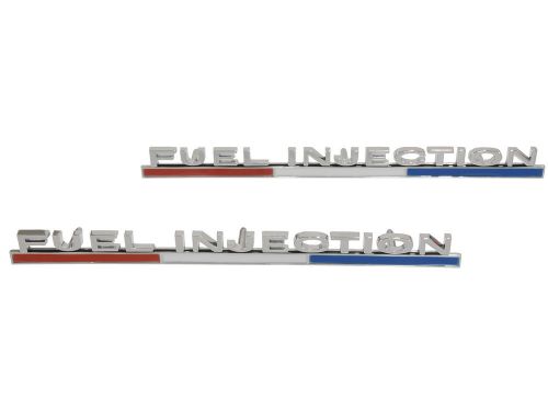 1963-1964 corvette fuel injection side emblem