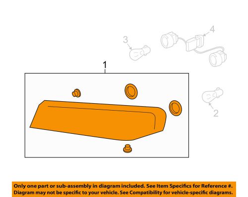 Gm oem-park/turn lamp left 19328954