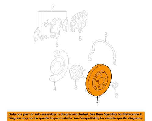 Gm oem front brake-rotor 23127613