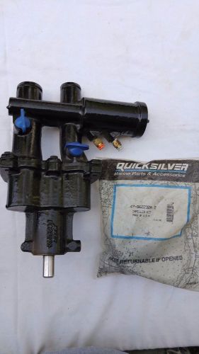 Mercruiser brass sea water pump with air fittings (includes new impeller in bag)