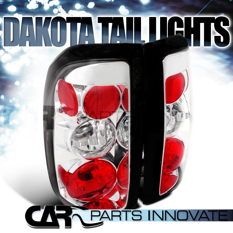 Dodge 97-04 dakota tail lights brake rear lamp altezza chrome