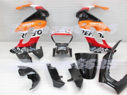 Aftermarket abs fairing set for honda superhawk 97-05 vtr1000f h26 dr#7