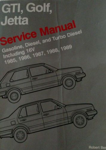 Gti golf jetta 1985-1989 service manial