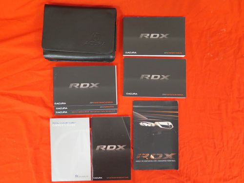 2014 acura rdx owners manual guide book