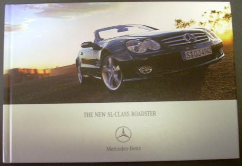 2007 mercedes-benz sl class hard cover prestige sales brochure uk edition rare!