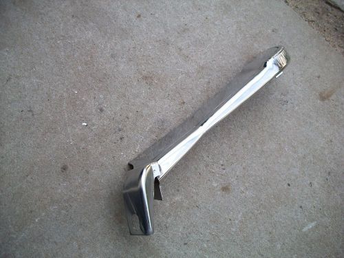 1968-1977 corvette oem chrome very nice right vertical ignition shieling