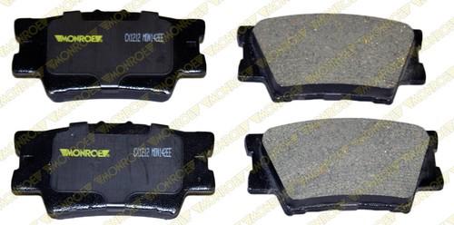 Monroe cx1212 brake pad or shoe, rear-monroe ceramics brake pad