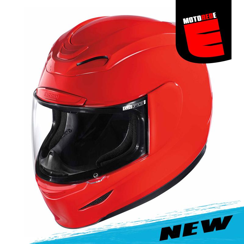 Icon airmada gloss motorcycle full face helmet red 2xlarge xxl