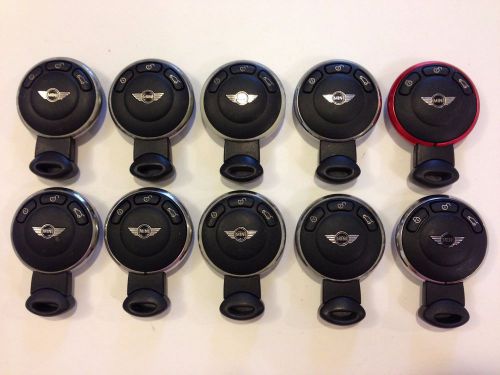 Lot of 10 mini cooper 07-13 klg smart key less entry go remote oem battery cover