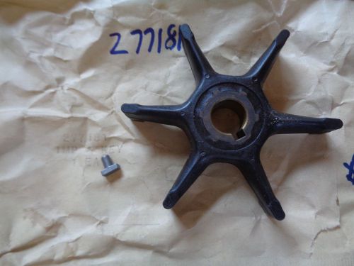 New water pump impeller &amp; key johnson evinrude omc 277181 434424 18-3001 500350