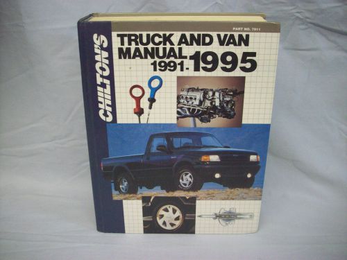 Chilton repair manual #7911 truck &amp; van 1991-1995 ford toyota nissan chevy dodge