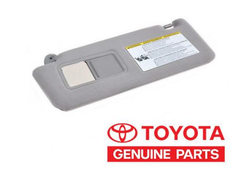 Genuine toyota 4runner 2005-2007 sr5 taupe driver left sun visor  tan