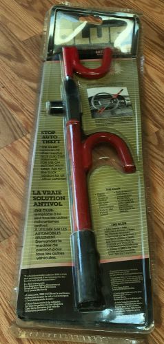 The club original club steering wheel lock, red with 2keys new in package