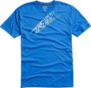 Fox racing elecore youth boys short sleeve t-shirt blue sm