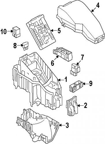 Nissan\infiniti 243817990a genuine oem housing