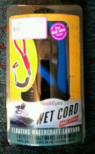 Float eyes wet cord floating watercraft lanyard