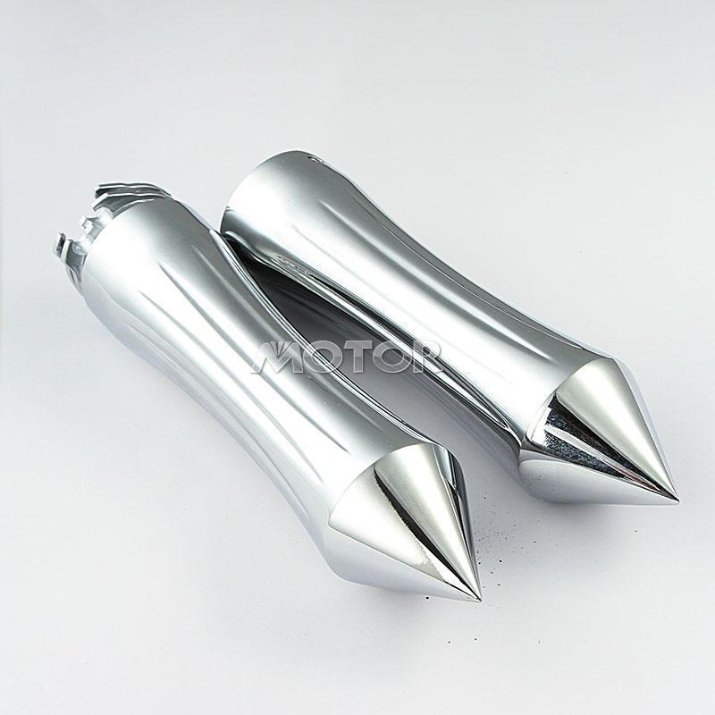 Chrome hand grips 1" handlebar pair for suzuki boulevard m109r m50 m90 m95