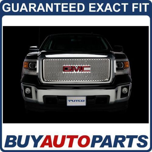 New genuine putco punch stainless steel front grille grill insert for gmc sierra