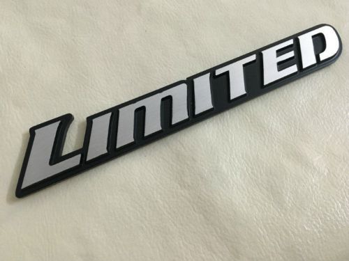 Limited brushed sticker 3d metal logo universal emblem badge decal car auto