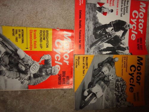 Motor cycle magazine 1964, 1965