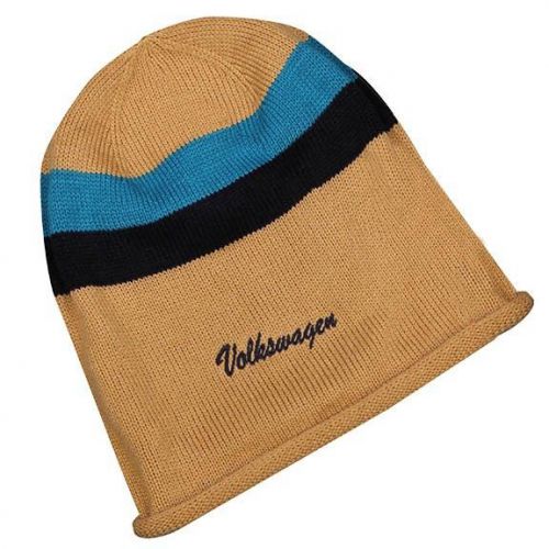 Genuine vw volkswagen accessories tan oversized relaxed knit beanie
