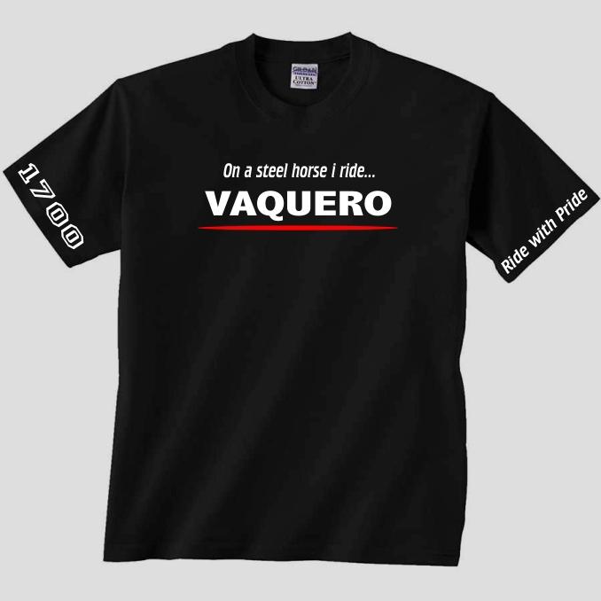 Kawasaki / vulcan / vaquero / 1700 / motorcycle t-shirt....great looking shirt!