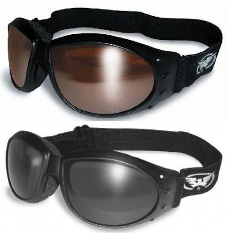 (2 goggles) motorcycle atv riding shaded driving mirror burning man sunglasses