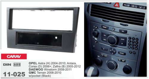 Carav 11-025 1din car radio dash kit panel for opel astra h,  corsa d, zafira b