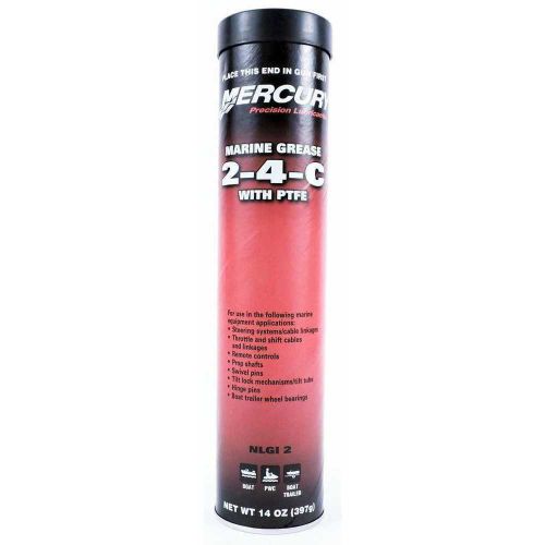 Oem mercury 2-4-c marine 14 oz lubricant cartridge 92802863a 1