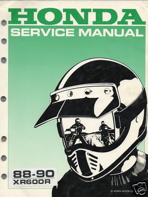 1988-90 honda motorcycle xr600r service manual