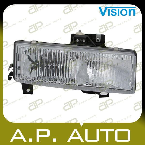 Head light lamp assembly 96-02 gmc savana right r/h 1500 2500 3500 replacement