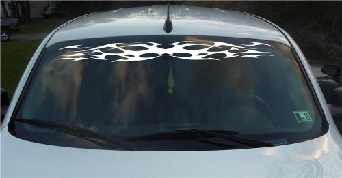 Tribal flame multi fit vinyl 43 inch windshield/rear window decal- 12 colors