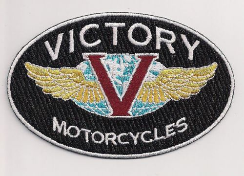 Victory motorcycles logo oval patch. 4 inch.new