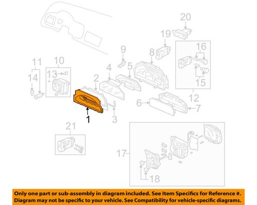 Honda oem 04-09 s2000 cluster switches-cluster bezel 78155s2a013