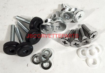 74-78 corvette seat hardware repair kit new 20 pieces without buttons