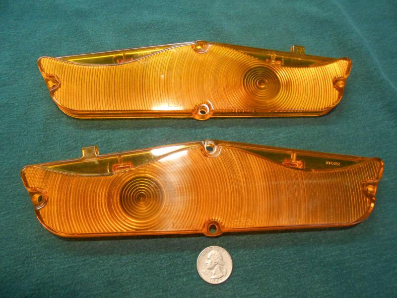 New 1962 chevrolet impala - belair - biscayne - park light lenses - pair