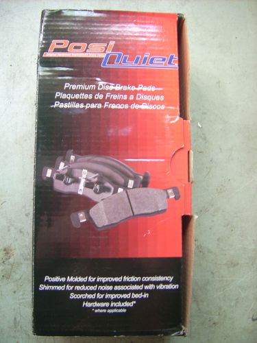 Centric posiquiet ceramic front brake pads w/ shims, hardware &amp; sensor 105.06871