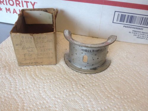 Mopar main bearing. nors, #4, half bearing, 1930s/40s.      item:  7957