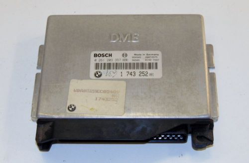 Engine computer ecu ecm dme 0261203357 bosch 1743252 m42 bmw e36 318 convertible