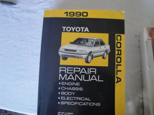 1990 toyota corolla service manual