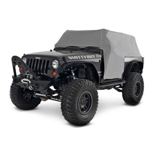 Smittybilt 1059 - water resistant gray cab cover with door flap