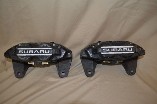 Jdm subaru impreza wrx sti 4 pot piston brake calipers forester gc8 gf8 gdb