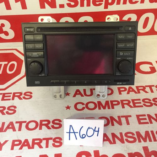 11-13 nissan rouge navigation radio stereo lcd display w/ map data sd card oem