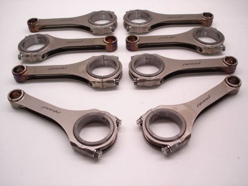 Nascar pankl 6.200&#034; connecting rods w/ bolts 1.976&#034;-1.850&#034; -.827&#034; pin - carrillo