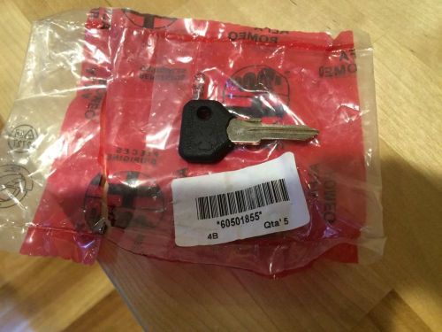 Alfa romeo gtv6/spider original ignition blank key &#034;nos&#034;