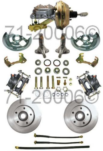 New complete front disc brake conversion kit fits 62-67 chevy ii &amp; nova